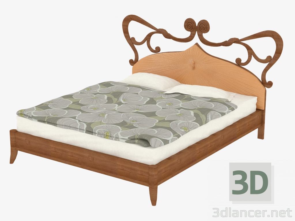 3d model Cama doble (art. JSB 1034) - vista previa