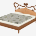 Modelo 3d cama de casal (art. JSB 1034) - preview