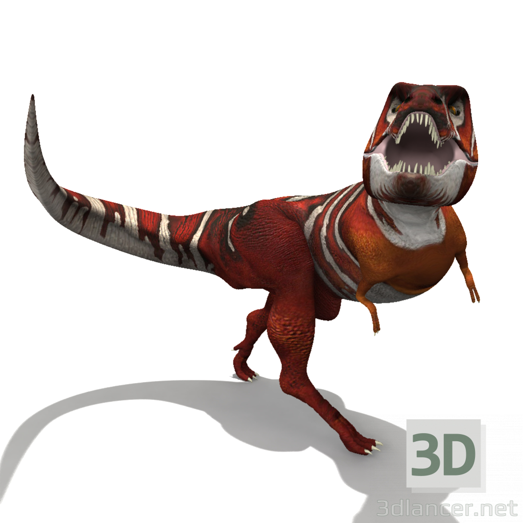 3d model Simple Tyrannosaurus - preview