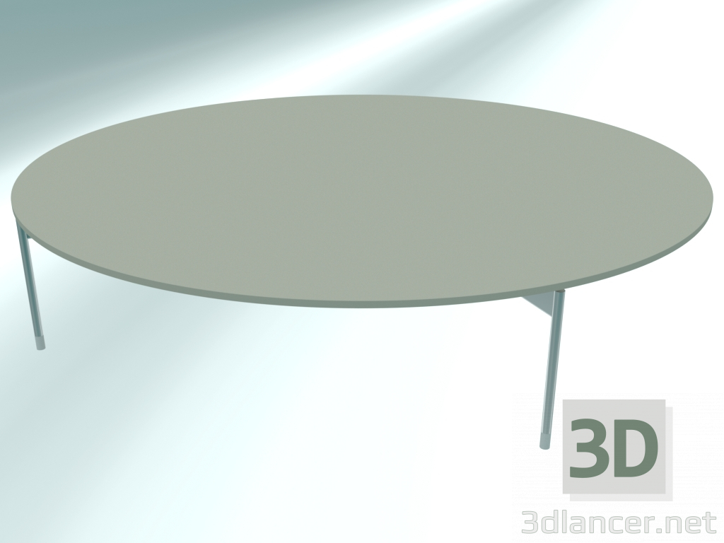 modello 3D Tavolino basso (CR41 Cromo G3, Ø1200 mm) - anteprima