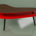 3d model Boomerang coffee table (red) - preview