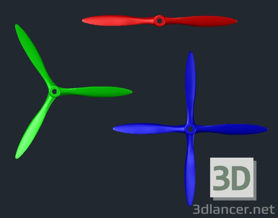 modèle 3D de vis à air acheter - rendu