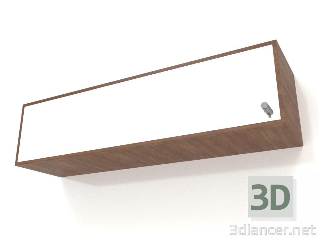 3d model Espejo con cajón ZL 09 (800x200x200, madera marrón claro) - vista previa