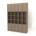 3d model Modular rack ST 07 (1908x409x2600, wood grey) - preview