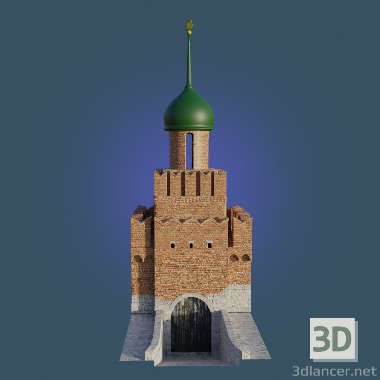 3d Tula_Kremlin_tower model buy - render