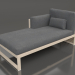 3d model Modular sofa, section 2 left, high back (Sand) - preview