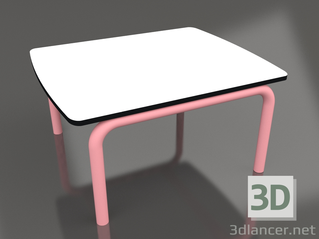 3d model Coffee table 60x50 (Pink) - preview