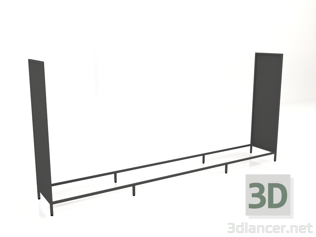 modello 3D Isola V1 (alta) su 60 frame 7 (nero) - anteprima