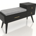 3d model Bench (black RAL 9005) - preview