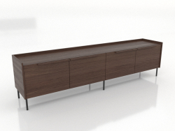 TV sehpası 1 BÜYÜK 2200 mm (koyu ceviz)