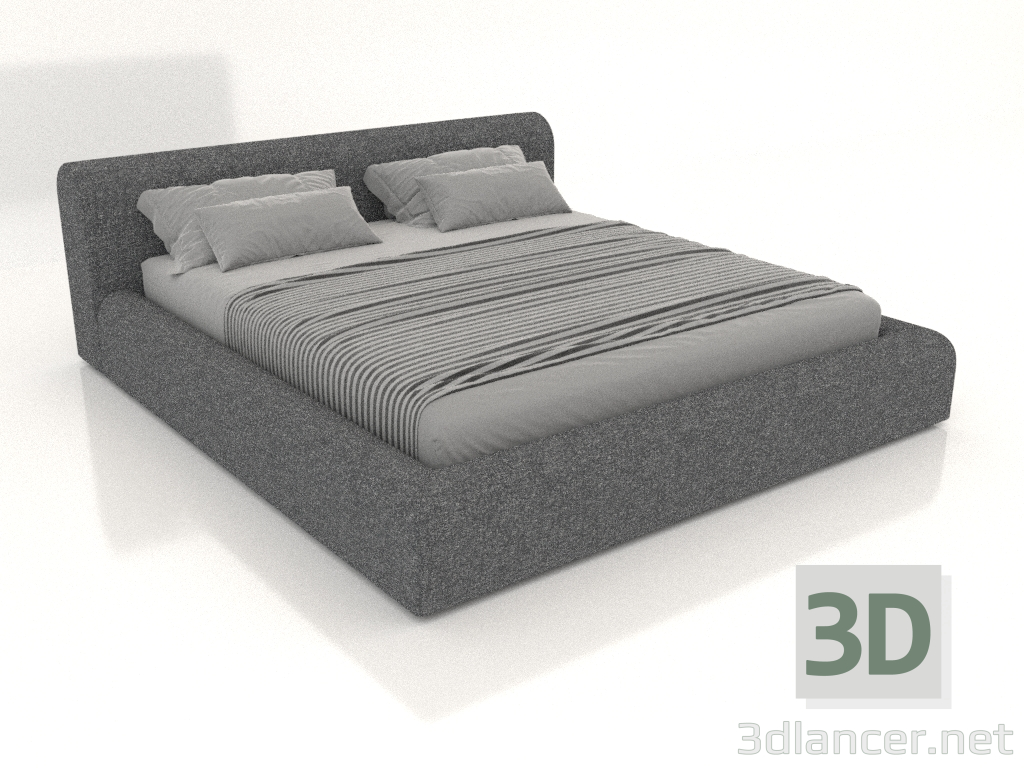 3D modeli Çift kişilik yatak Chiaro - önizleme 3D modeli Çift kişilik yatak Chiaro - önizleme