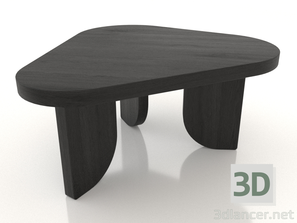 3D modeli Kahve masası COBBLE (M, siyah meşe) - önizleme 3D modeli Kahve masası COBBLE (M, siyah meşe) - önizleme