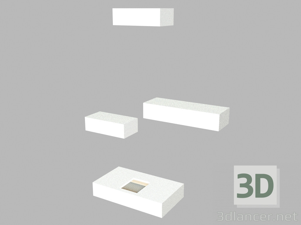 3d model Luminaria de pared 7752 - vista previa