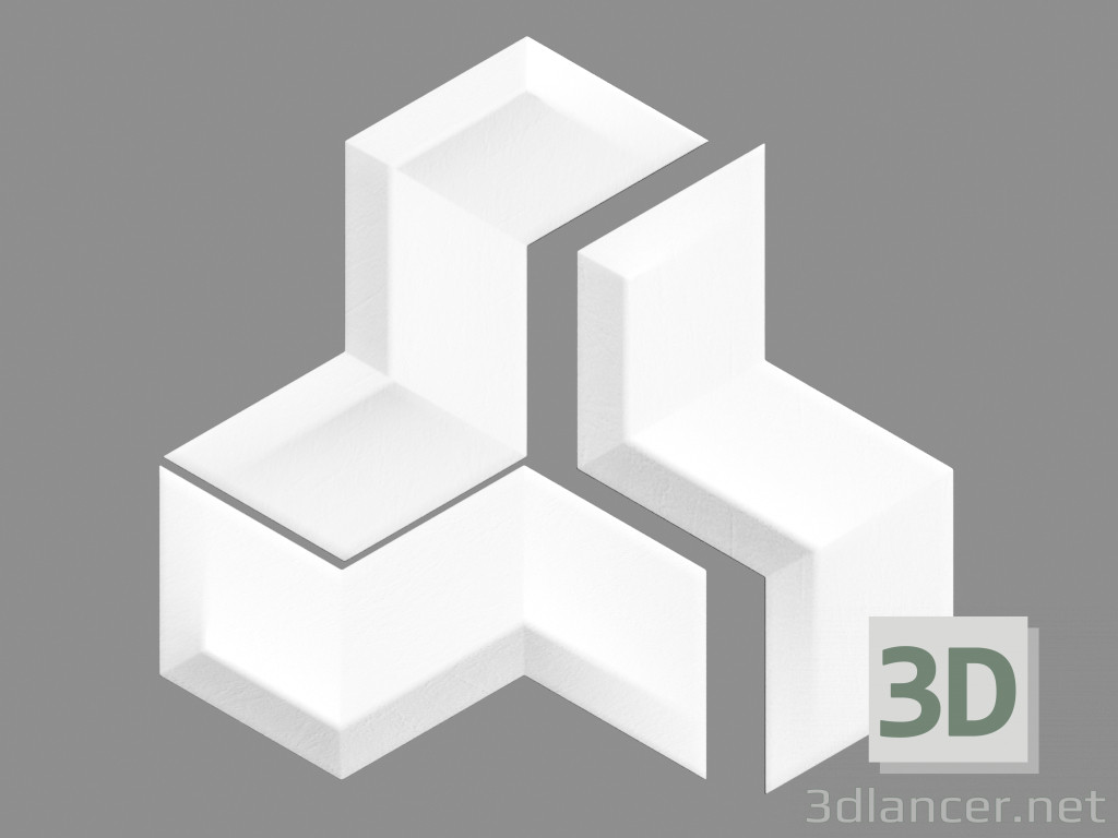 3d model Gypsum wall panel (art 170) - preview