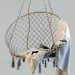 3d Suspended hammock model buy - render