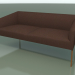 3d model Double sofa 2712 (Teak effect) - preview