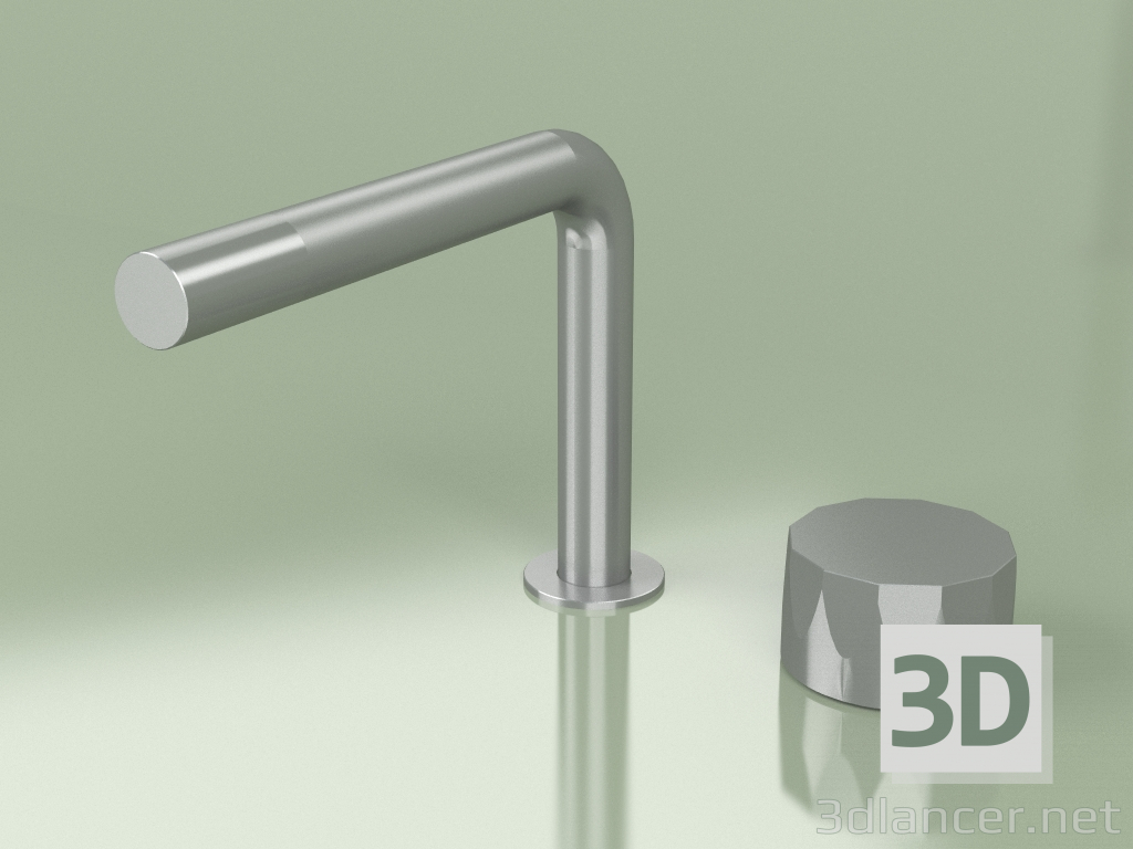 3d model Mezclador hidro-progresivo de 2 orificios con caño de 143 mm (15 31, AS) - vista previa