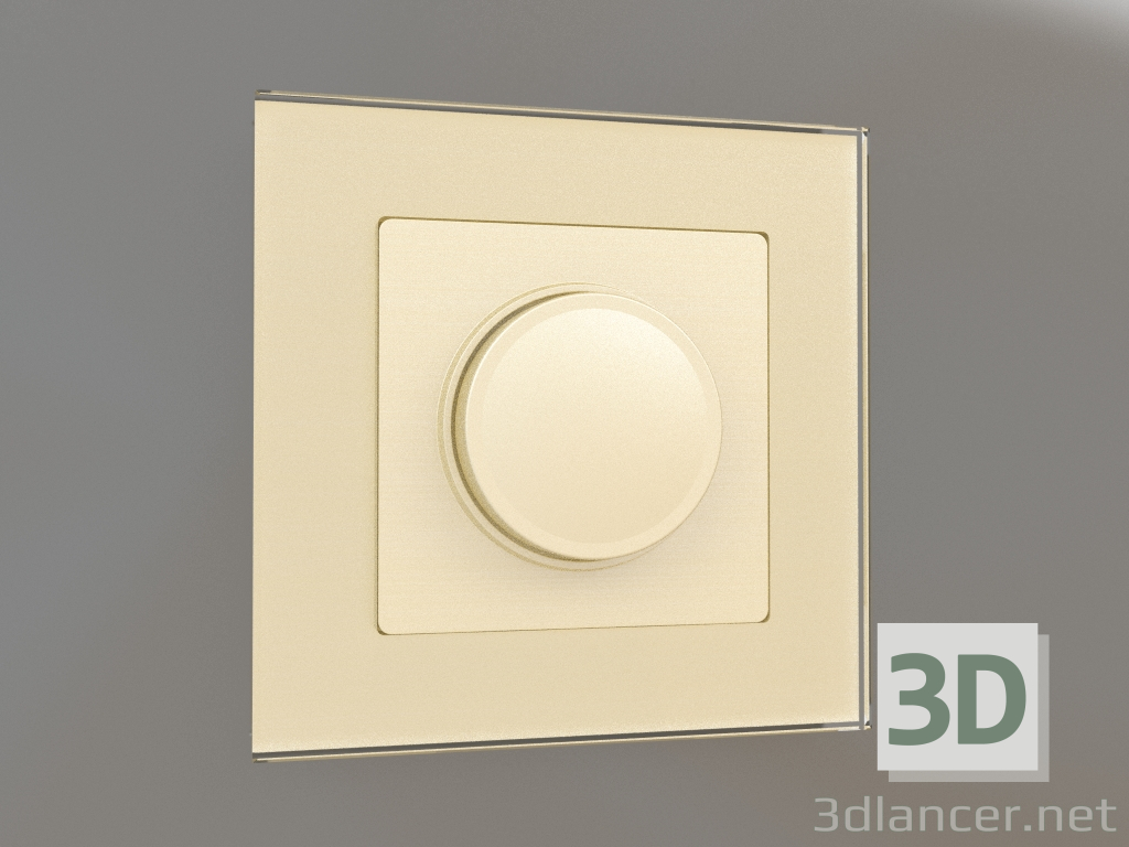 3D Modell Dimmer (Champagner) - Vorschau