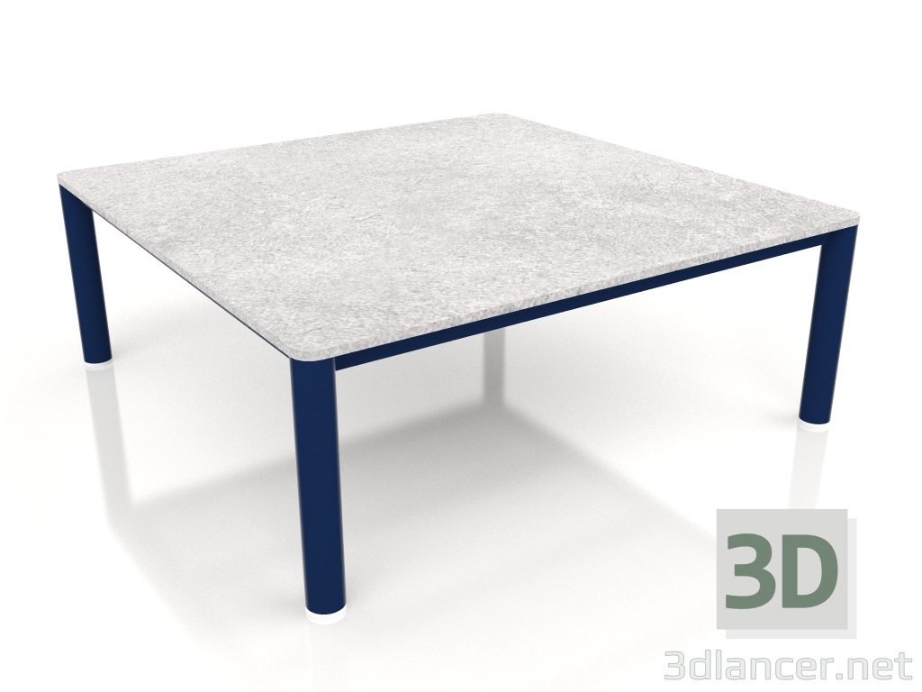 Modelo 3d Mesa de centro 94×94 (azul noite, DEKTON Kreta) - preview