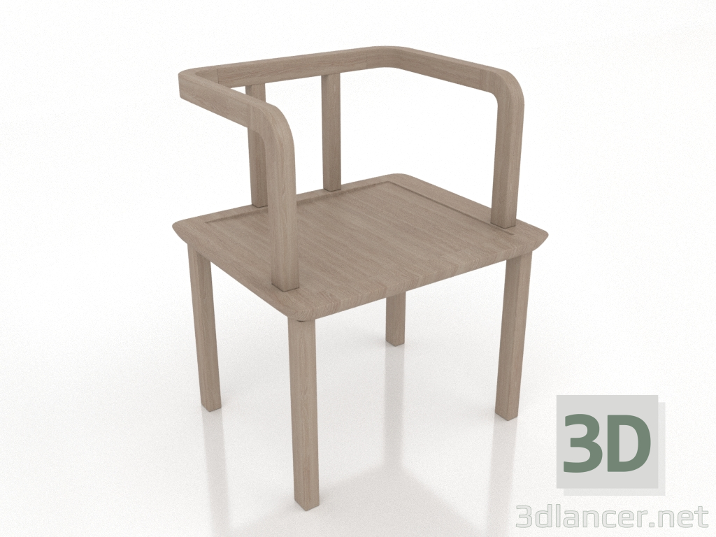 modello 3D Sedia DAMIEN n. 1 - anteprima modello 3D Sedia DAMIEN n. 1 - anteprima