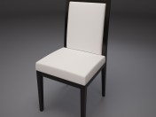 Silla de comedor tapizada