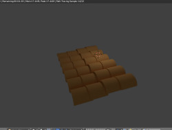 Tejado hecho en blender