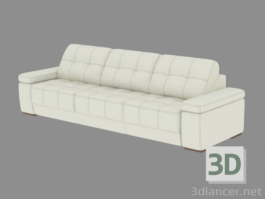 3D Modell Ledersofa - Vorschau