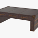 Modelo 3d café mesa decorada sob Tronco Tronco (6810.0004B) - preview