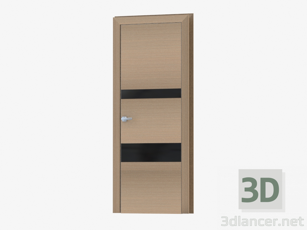 3d model Puerta de interroom (26.31 negro) - vista previa