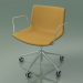 3d model Chair 2048 (5 castors, with armrests, chrome, with front trim, PO00404) - preview