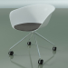 3d model Chair 4227 (4 castors, with seat cushion, PP0001) - preview