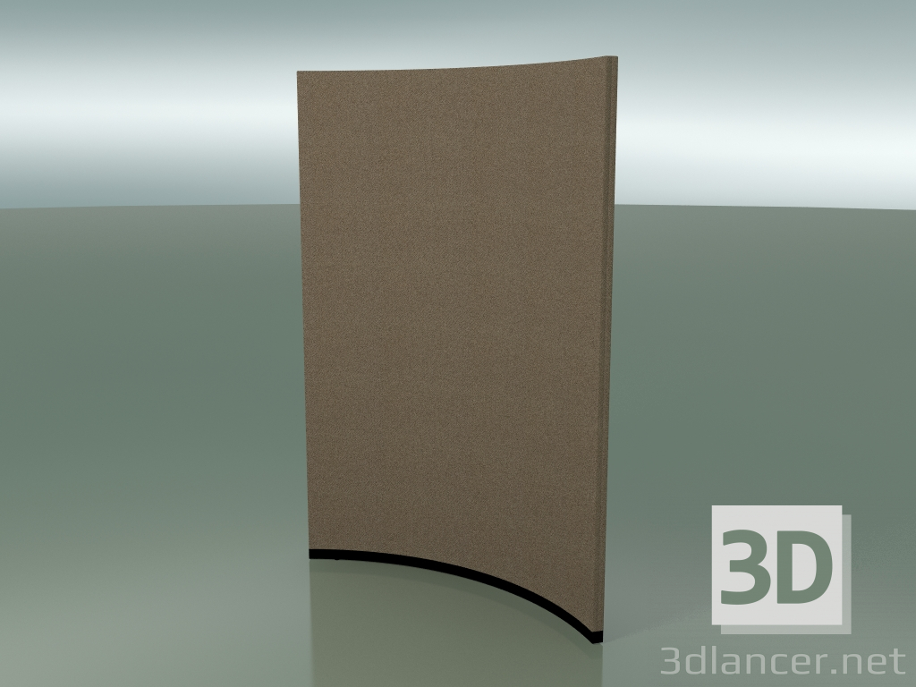 3d model Panel curvo 6413 (167.5 cm, 72 °, D 100 cm, sólido) - vista previa