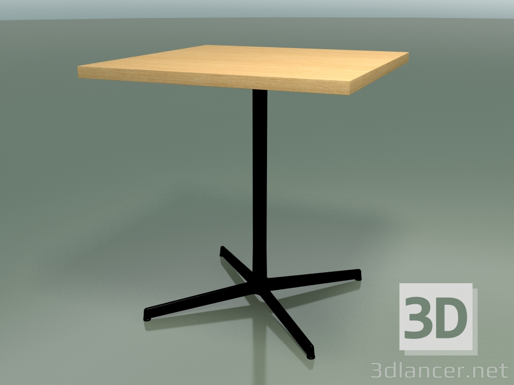 modèle 3D Table carrée 5565 (H 74 - 70x70 cm, Chêne naturel, V39) - preview