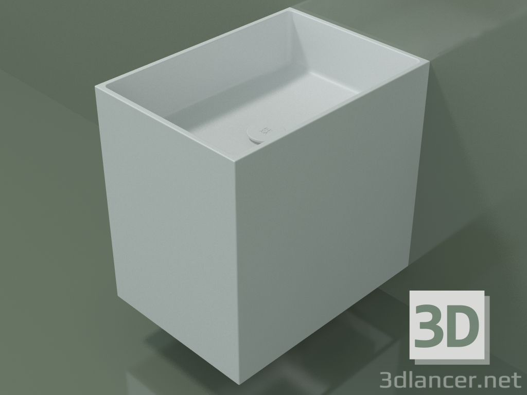 modèle 3D Lavabo suspendu (02UN13301, Glacier White C01, L 36, P 50, H 48 cm) - preview