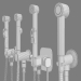 3d Hygienic shower collection model buy - render