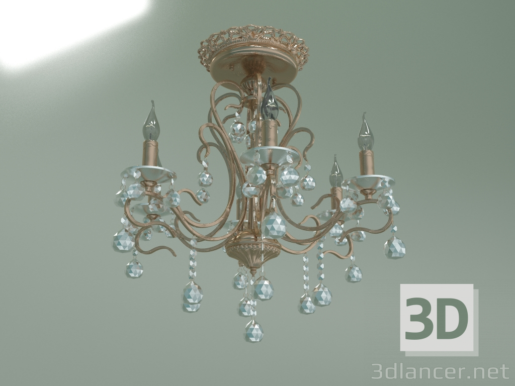 modèle 3D Lustre suspendu 12505-6 (bronze antique-Strotskis) - preview