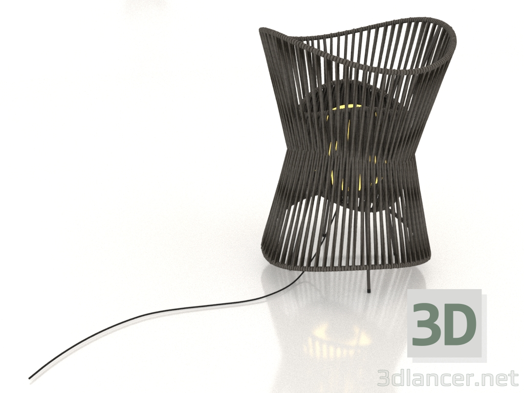 modèle 3D Lampadaire sur pied (7136) - preview