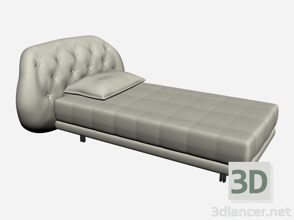 modello 3D Bambino letto volare Letto capitonne - anteprima