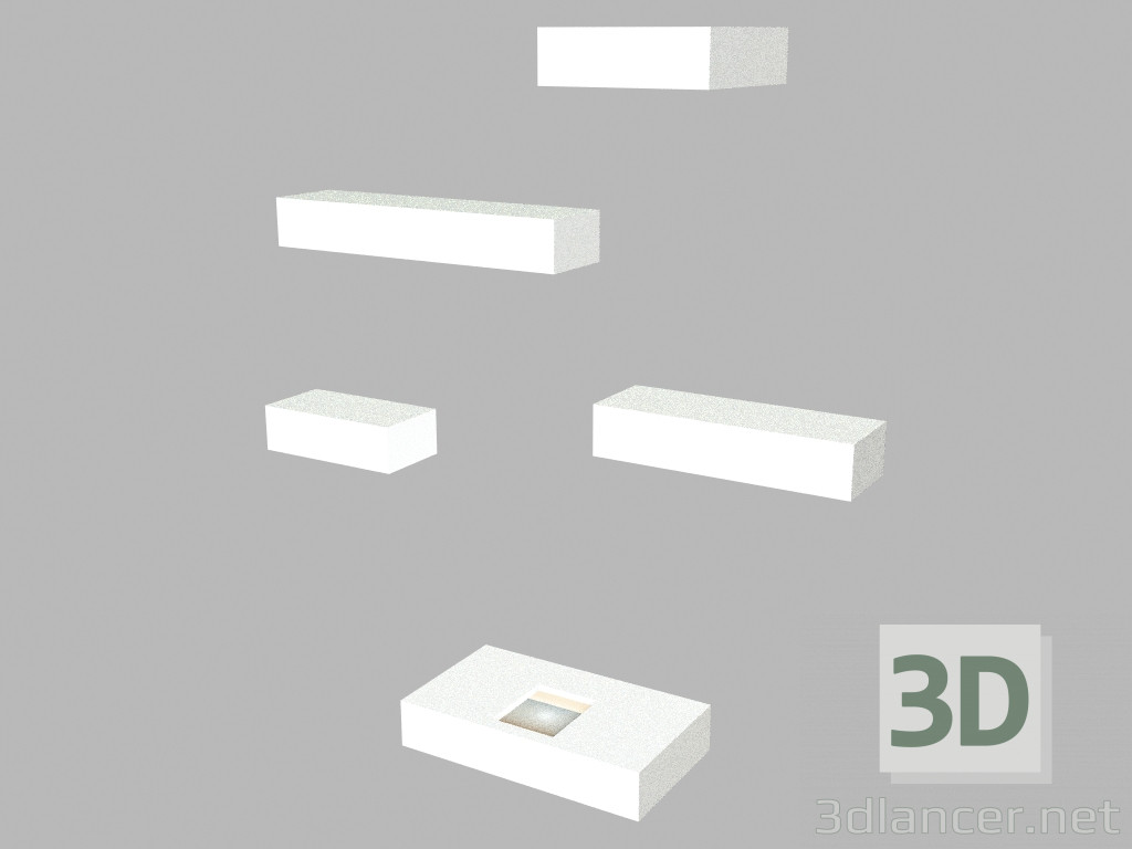 3d model Luminaria de pared 7753 - vista previa