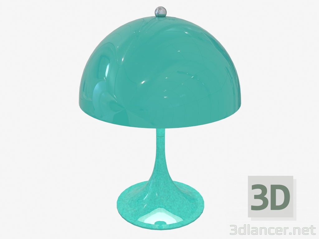 3D modeli Masa lambası PANTHELLA MINI (yeşil) - önizleme