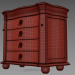 modello 3D di Casket Darby Home Co Box DRBH4011 comprare - rendering