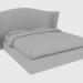 3D modeli Çift kişilik yatak HERON BED DOUBLE (263x240xH132) - önizleme