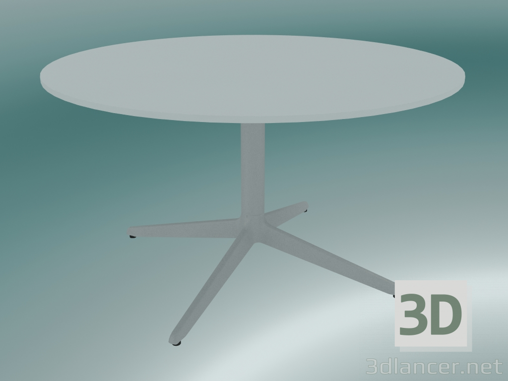 Modelo 3d Mesa MISTER X (9507-51 (Ø80cm), A 50cm, branco, branco) - preview