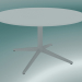 3d model Table MISTER X (9507-51 (Ø80cm), H 50cm, white, white) - preview