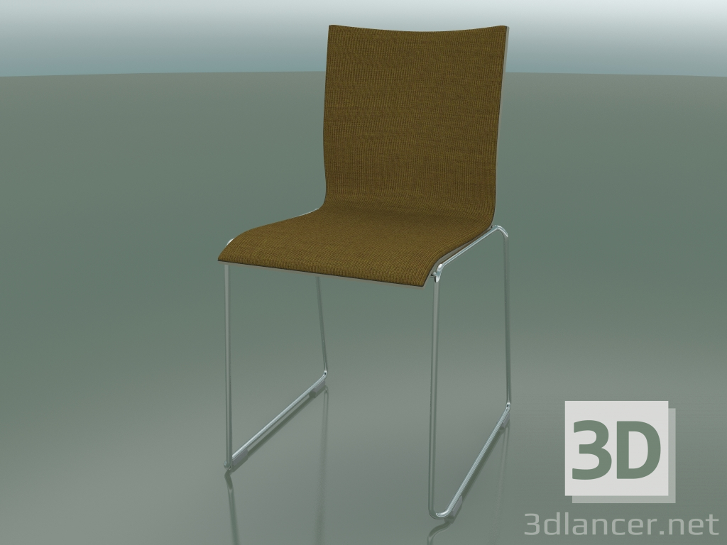 3d model Fabric chair (upholstered) (107) - preview