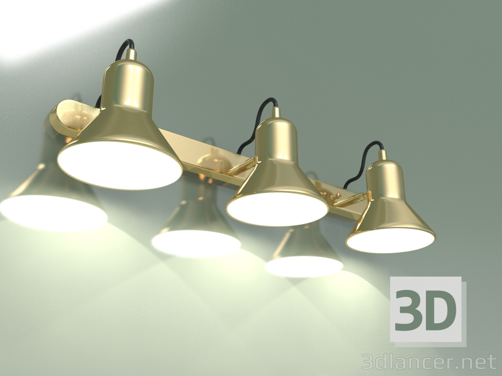 modèle 3D Spot Canotier 20082-3 (or) - preview