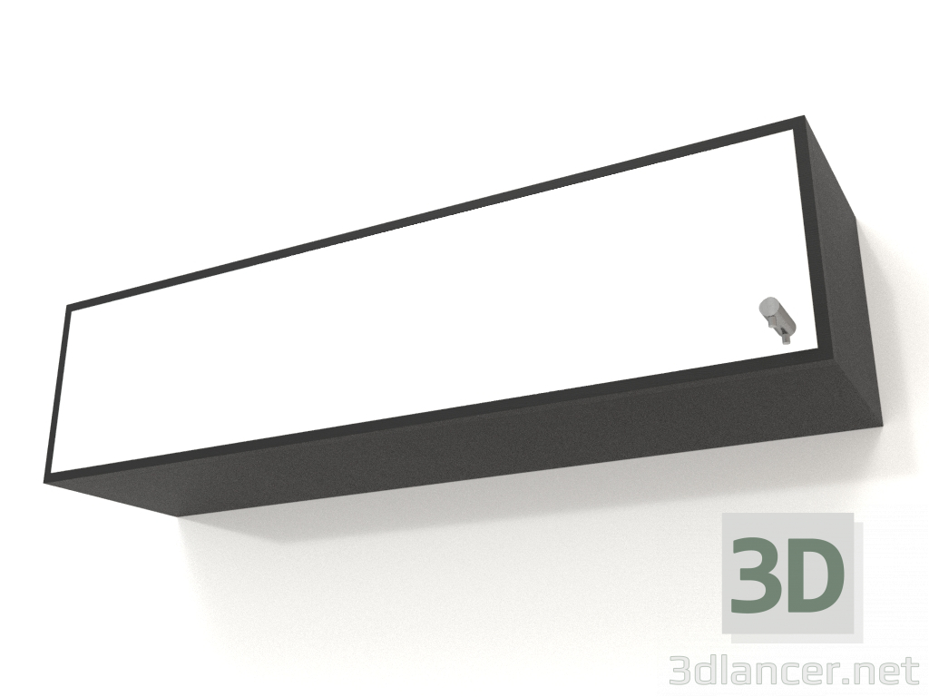 Modelo 3d Espelho com gaveta ZL 09 (800x200x200, madeira preta) - preview