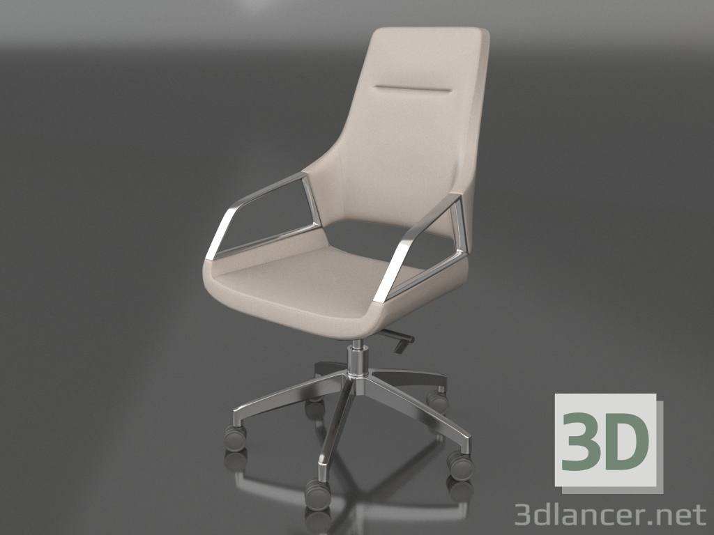 modèle 3D Fauteuil Celsius (beige) - preview