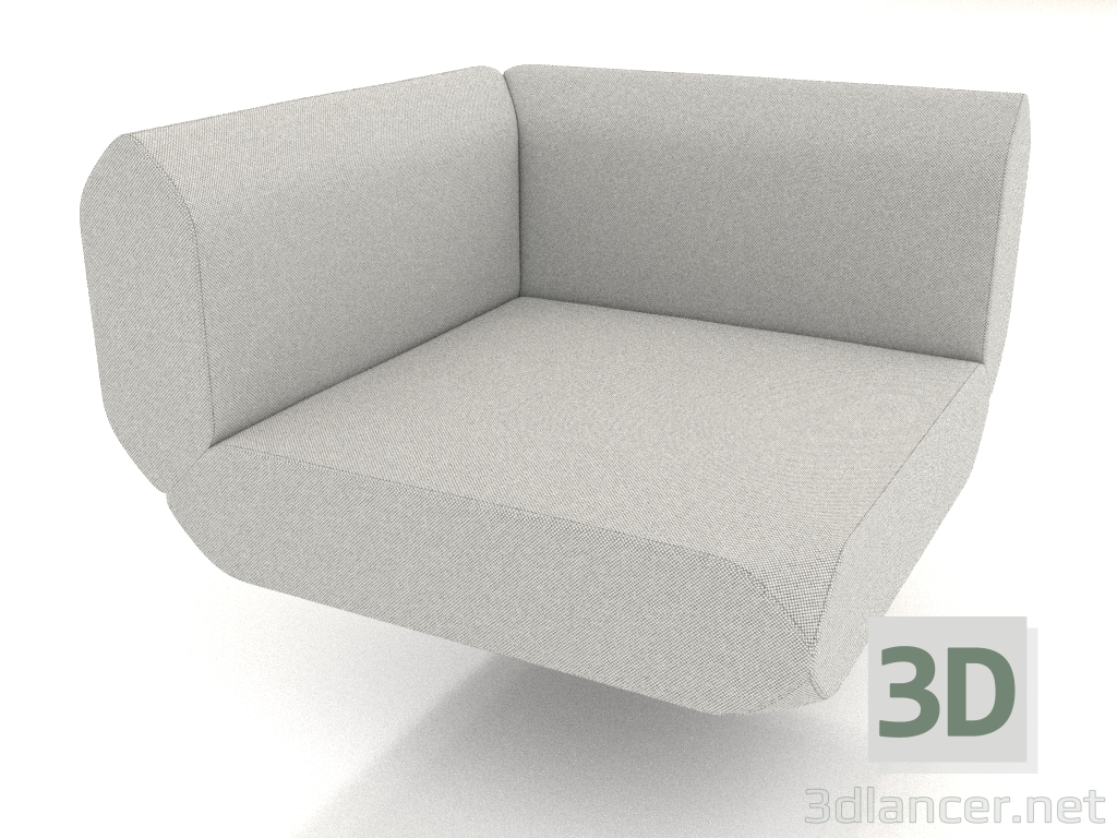 modello 3D Modulo angolare - anteprima