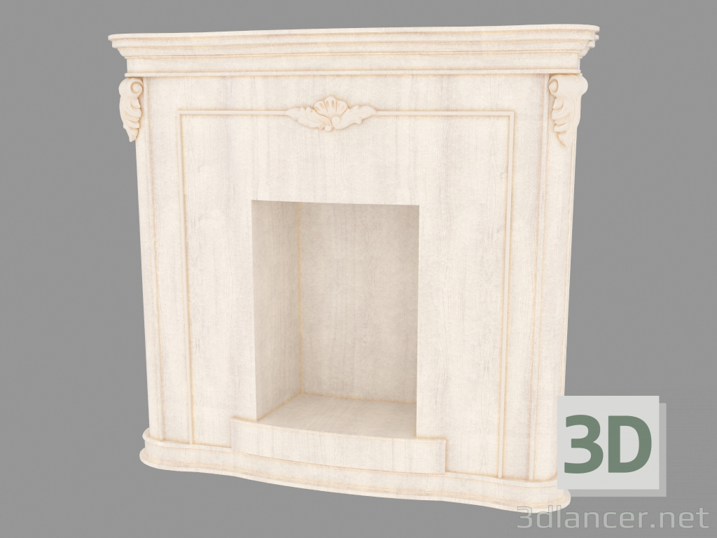 3D modeli Şömine çerçevesi BN8821 - önizleme